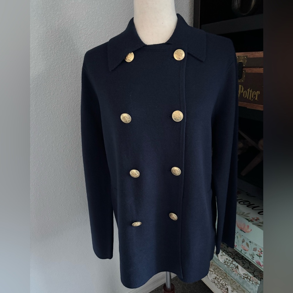 NWOT. J Crew double breasted sweater